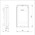 Front Panel interface for European power socket